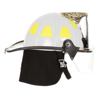 Fire Dex 1910H251 Fire Helmet, White, Traditional