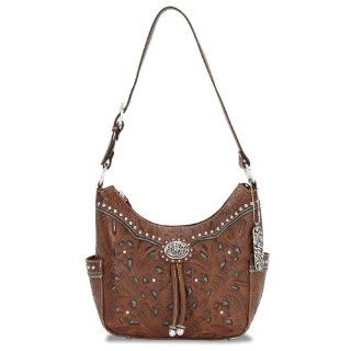 American West Lady Lace Zip Top Hobo As Shown Shoes