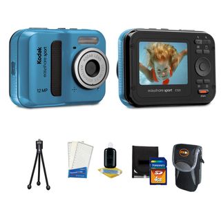 Kodak Easyshare Sport C123 Waterproof 12MP Blue Digital Camera with