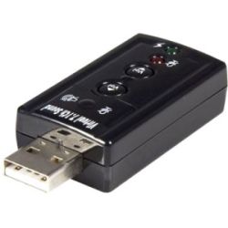 StarTech Virtual 7.1 USB Stereo External Sound Card Today $23.49