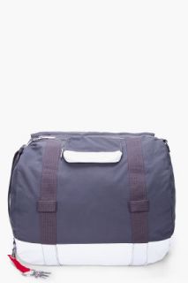 KRISVANASSCHE Charcoal Cylindrical Messenger Bag for men