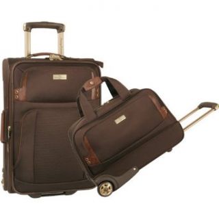 Tommy Bahama Harbor 2 Piece Luggage Set (Brown) Clothing