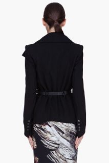 Helmut Lang Black Wool Blend Realm Jacket for women