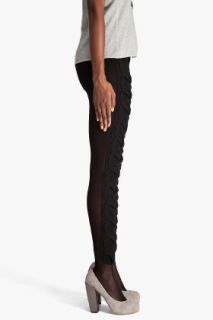 Maison Martin Margiela Wool Knit Stretch Tights for women