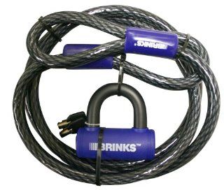 Brinks 185 67607 4 5/8 X 7 Flexweave Cable with Mini U Bar and Lock
