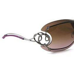 Roberto Cavalli Womens 223 Cicno Rimless Shield Sunglasses