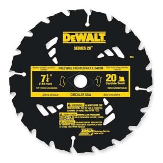 Dewalt DW3174 Crclr Saw Bld, Crbde, 7 1/4 In Dia, 20 TPI