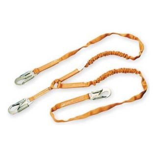 Miller By Honeywell T5121/6FTAF Lanyard, 2 Leg, Polyester, Yellow