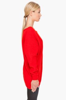 Thakoon Asymmetrical Knit Sweater for women