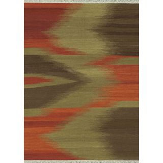 Zahra Hand Woven Red/ Brown Wool Rug (36 x 56) Today $146.99 Sale