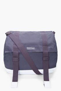 KRISVANASSCHE Charcoal Cylindrical Messenger Bag for men