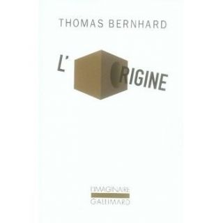 origine ; simple indication   Achat / Vente livre Thomas Bernhard
