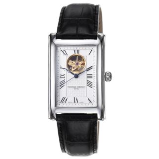 Frederique Constant Mens Carree Silver Dial Automatic Watch