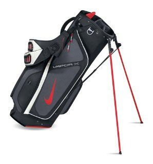Nike 2012 Vapor X Golf Stand Bag (Black/Grey/Red) Sports