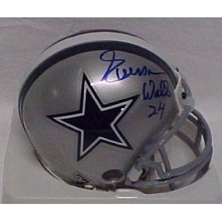 Everson Walls Dallas Cowboys Autographed Hand Signed NFL Mini Helmet W