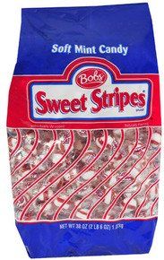Bobs Sweet Stripes Soft Mint Candy, 38oz Bag Grocery