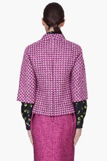 Marc Jacobs Pink Popcorn Tweed Jacket for women