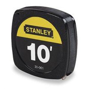 Stanley 30 061 Measuring Tape, 10 Ft, Black, Forward