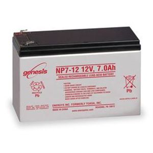 Genesis NP7 12 Battery, Replacement