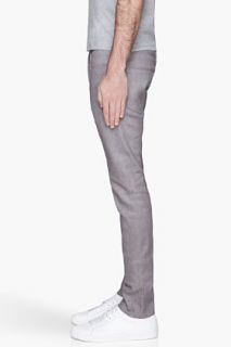 Saint Laurent Grey Slim 15.5cm Raw Denim Jeans for men