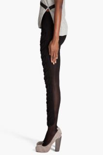 Maison Martin Margiela Wool Knit Stretch Tights for women