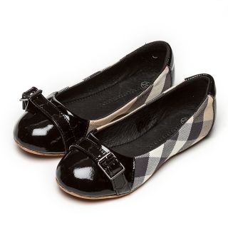 Burberry Girls Beige Check Slip on Flats Today $129.99