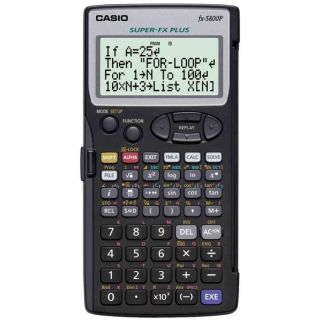 Calculatrice scolaire Modell FX 5800 P   CASIO Schulrechner Modell FX