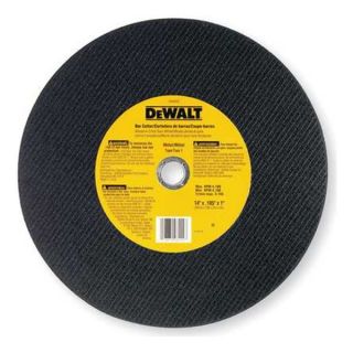 Dewalt DW8003 Abrsv Cut Whl, 14 In D, 0.109 In T, 1 In AH