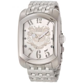 Marc Ecko Mens Silver Dial Stainless Steel Watch Today $94.99