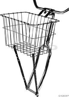 Wald 198 Front Bicycle Basket (14.5 x 9.5 x 9, Black