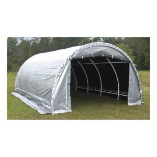 King Canopy G10208 GARAGE DOME, ROUND TOP, 20 Ft L x 10 Ft W