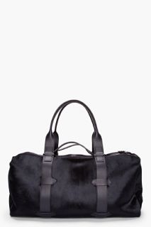 Givenchy Black Calf hair Carry All for men