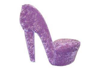 Lavender Purple High Heel Shoe Chair