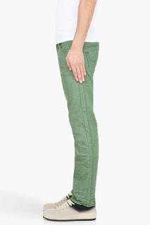 Diesel Green Darron Trousers for men