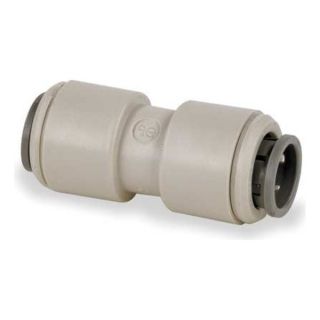 John Guest PM0408S PK10 Union Connector, 5/16 In Tube OD, PK 10