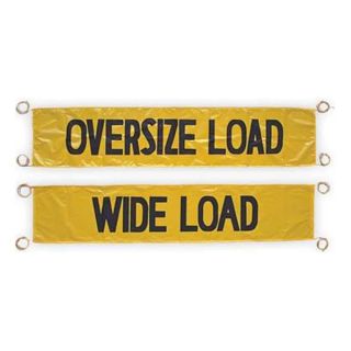 Cortina 03 11 000 Wide Load/Oversize Banner, 18 x 96"
