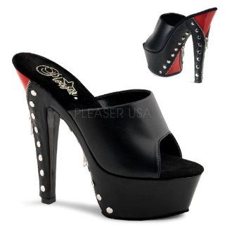 KISS 201FH 06 Black Faux Leather Red/Black Shoes