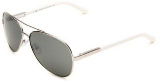 Sunglasses,Palladium,white Frame/Silver Mirror Lens,One Size Shoes