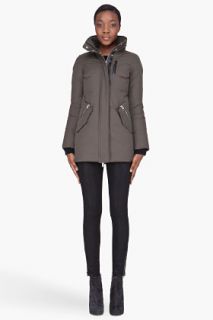 Mackage Green Fur trimmed Marla b Coat  for women