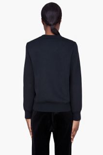 Neil Barrett Black Calf hair Front Sweater for women