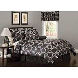 Geo Grid Black 7 piece Jacquard Comforter Set Today $68.99   $75.99 3