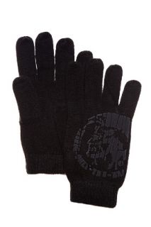 Diesel Five service Black Gloves for men