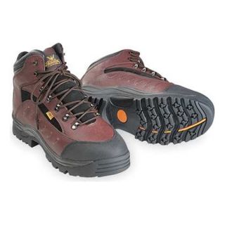 Thorogood 804 4312 Hiking Boots, Stl, Met Grd, Mn, 12W, Brn, 1PR