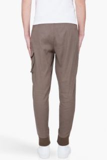 T By Alexander Wang Sage Green Track Pants  for men