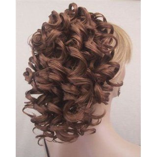 MAD LOCKS Spiral Curls Hairpiece Wig #27A33 STRAWBERRY/DARK AUBURN by