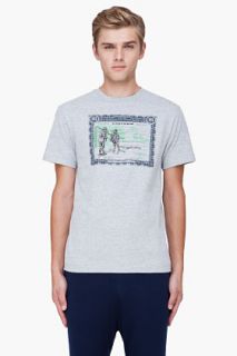 Billionaire Boys Club Grey Angling License T shirt for men