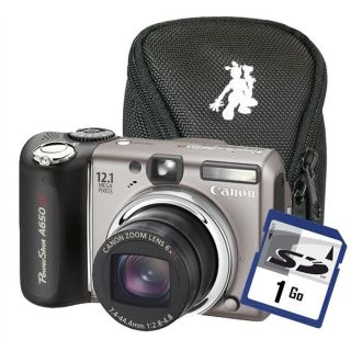 Canon PowerShot A650 IS + Etui + Sd 1Go   Achat / Vente COMPACT Canon