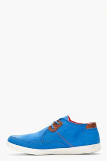 Diesel Bright Blue Twill Joyful Shoes for men