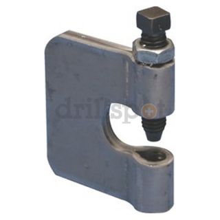 DrillSpot 62233 1/2 13 Plain Finish Pressed Steel Beam Clamp w/ Lock