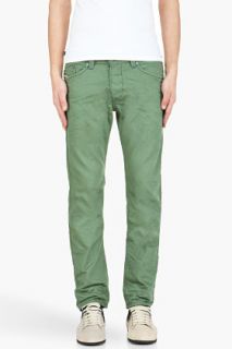 Diesel Green Darron Trousers for men